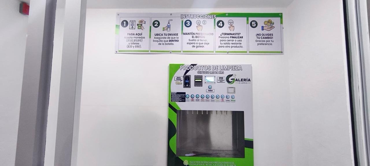 Despachador de productos de limpieza